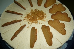 Jouluinen juustoleivoskakku